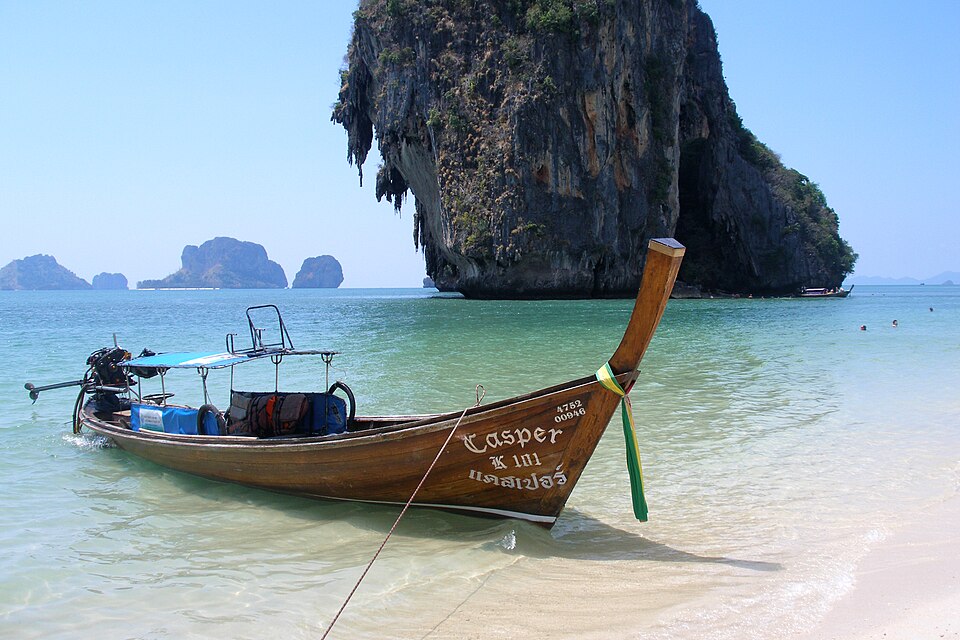 Tajlandia 10 dni góry i plaże. Plaża Railay w Krabi, Tajlandia - raj dla turystów