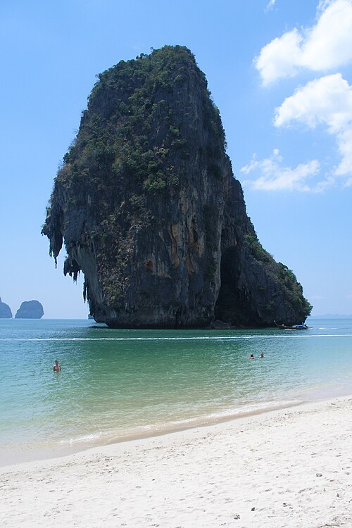 Plaża Railay w Krabi, Tajlandia - raj dla wspinaczy i turystów