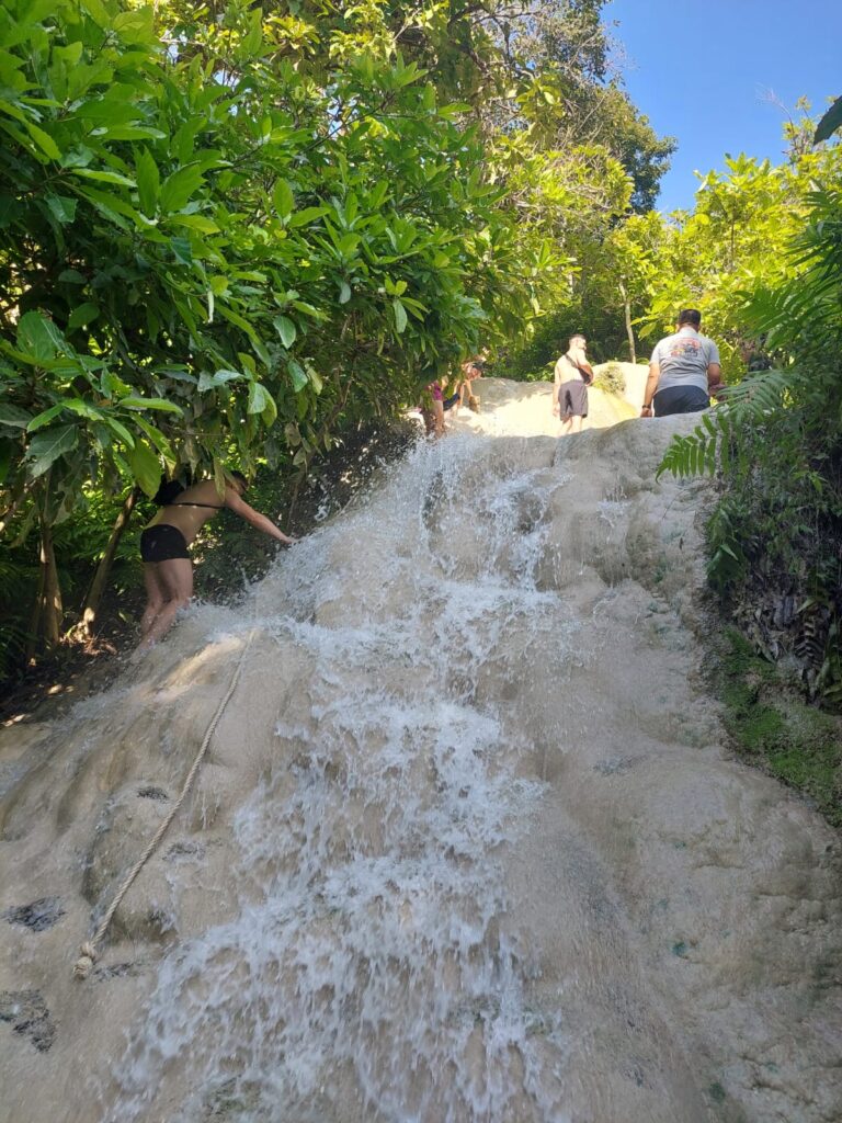 Sticky waterfall best hiking places in Chiang Mai